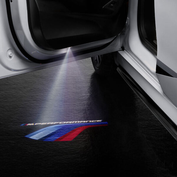 BMW M Performance Logos LED-Türprojektoren