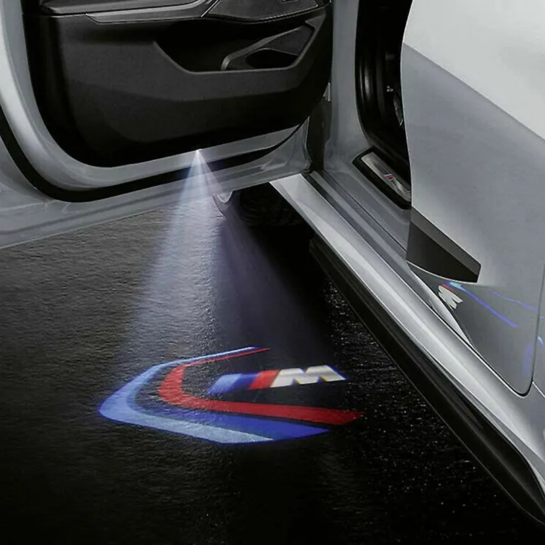 BMW M Performance Logos LED-Türprojektoren