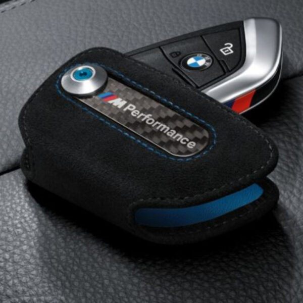 BMW M Performance Schlüsseletui Alcantara/Carbon