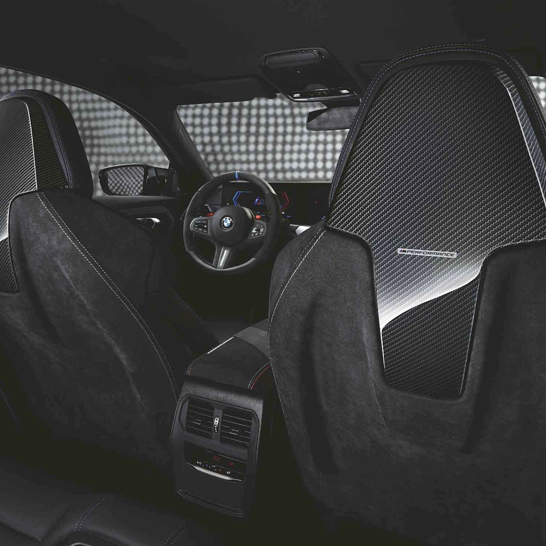 BMW M Performance Sitzrückenschale Alcantara/Carbon