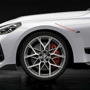 BMW M Performance M Logo Schwarz Seite