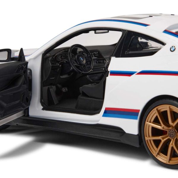 Eine Nahaufnahme des BMW 3.0 CSL 2022 MINIATUR 1:14